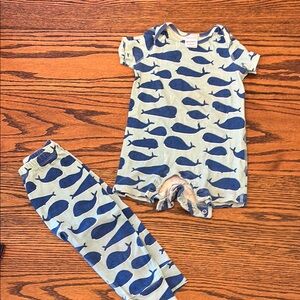 Hanna Andersson Whale Clothes - 18-24mo